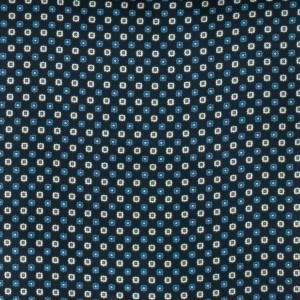 Navy blue ascot with a fine geometric pattern FS1918a.jpg