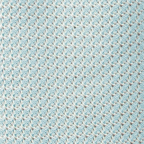 Blue silk grenadine tie ksg51_241a.jpg