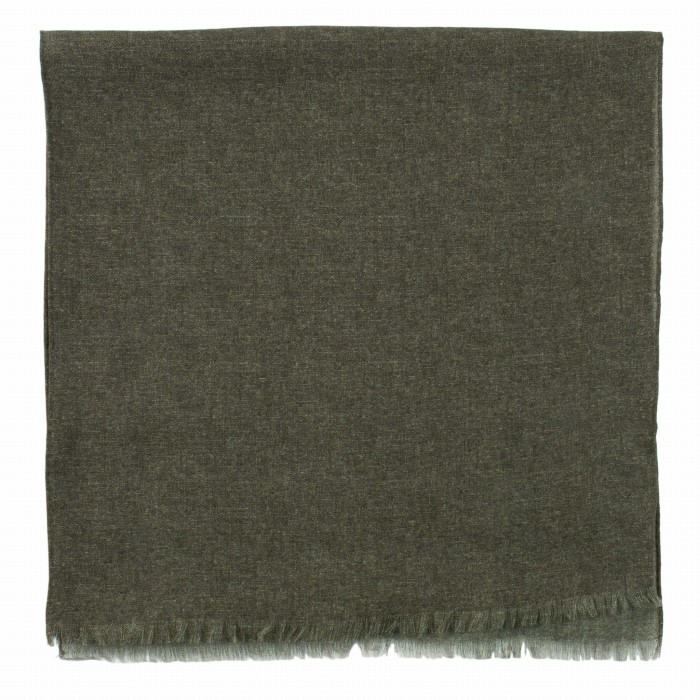 Delicate light brown scarf made from the finest Italian printed lamb wool (