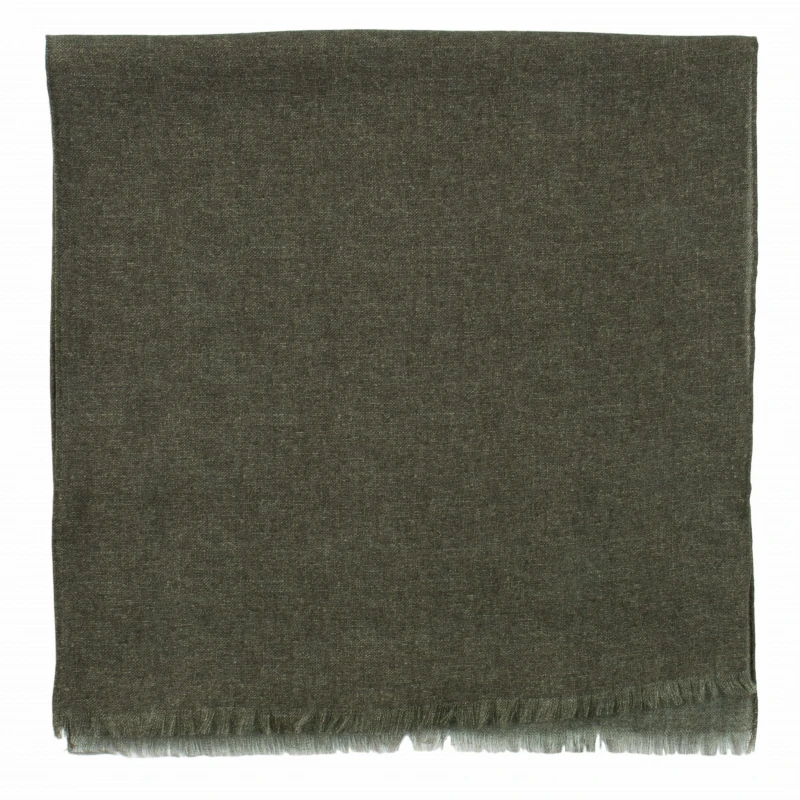 Delicate light brown scarf made from the finest Italian printed lamb wool (