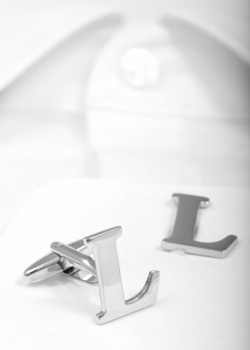 L-shaped cufflinks