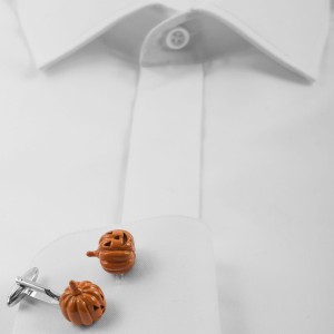 Pumpkin lantern-shaped cufflinks SP3912.jpg
