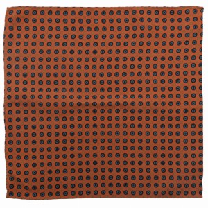 Orange wool pillowcase with plant-geometric pattern PW3919a.jpg