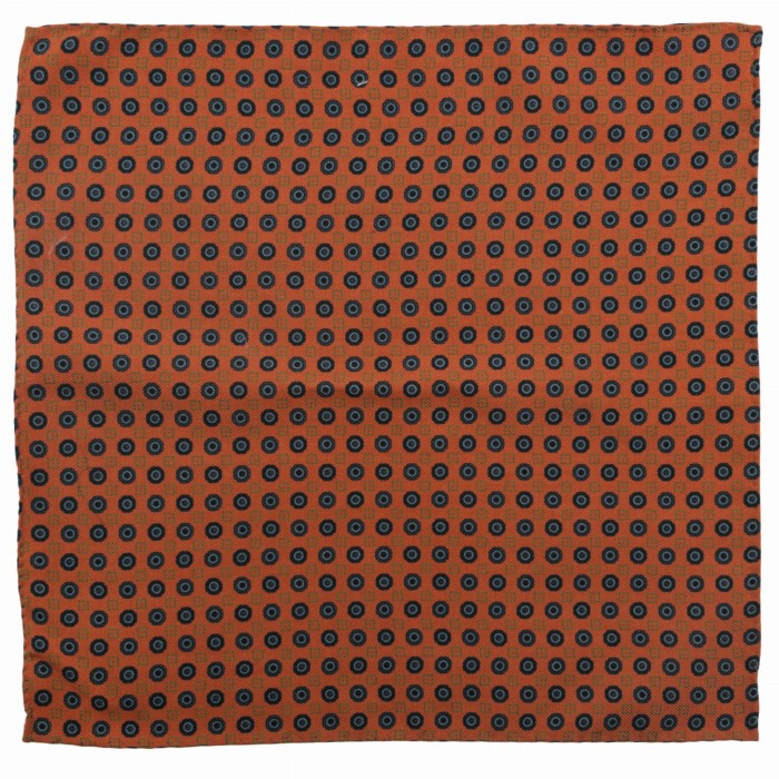 Orange wool pillowcase with plant-geometric pattern PW3919a.jpg