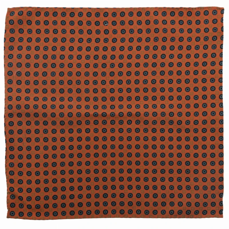 Orange wool pillowcase with plant-geometric pattern PW3919a.jpg