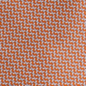 Orange printed silk tie with a small pattern KST4036a.jpg