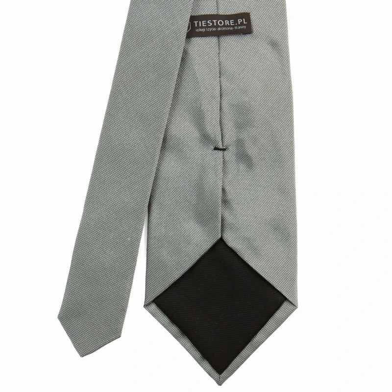Silk jacquard tie in silver color KST4050a.jpg