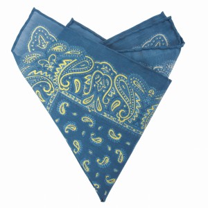 Ciemnoniebieska poszetka w żółty  paisley PCS4065.jpg