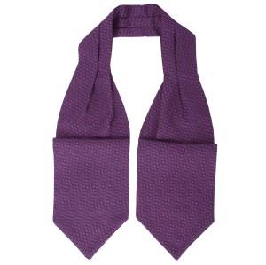 Navy blue foulard with stylized rhombuses