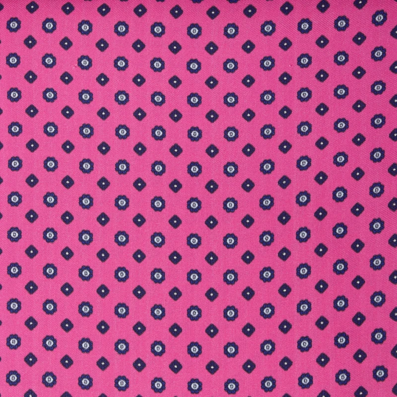 Pink foulard with a small navy blue pattern FS4147a.jpg