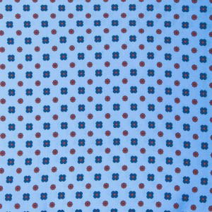 Light blue foulard with red and navy blue flowers FS4145a.jpg