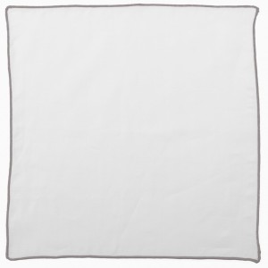 White linen pocket square with a gray border PL7682a.jpg
