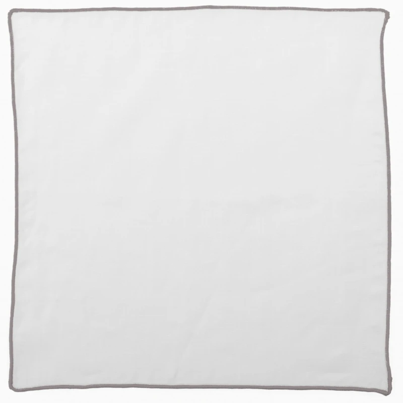 White linen pocket square with a gray border PL7682a.jpg