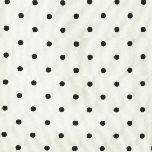 White jacquard tie with black dots KST4191a.jpg