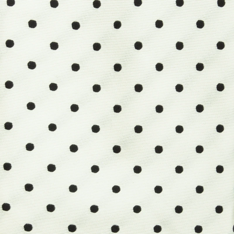 White jacquard tie with black dots KST4191a.jpg