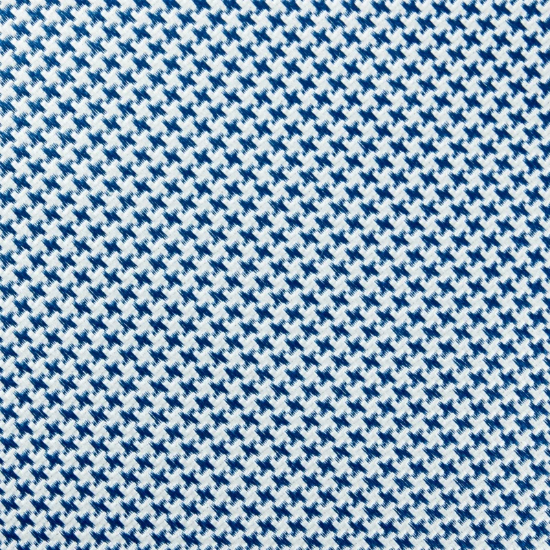 Blue silk tie with a fine houndstooth pattern KST4206a.jpg