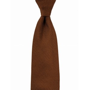 Brick coloured filolao grenadine tie