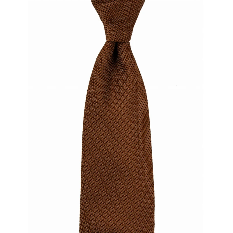 Brick coloured filolao grenadine tie