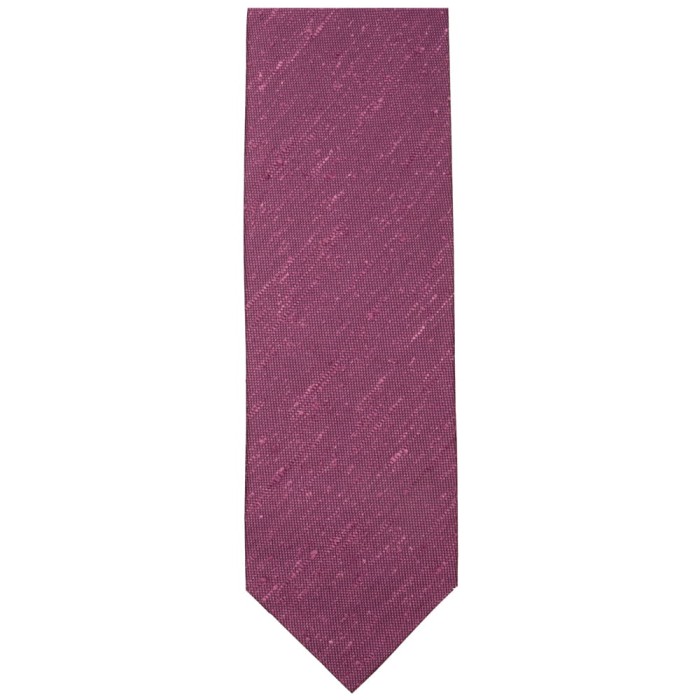 Purple silk shantung tie