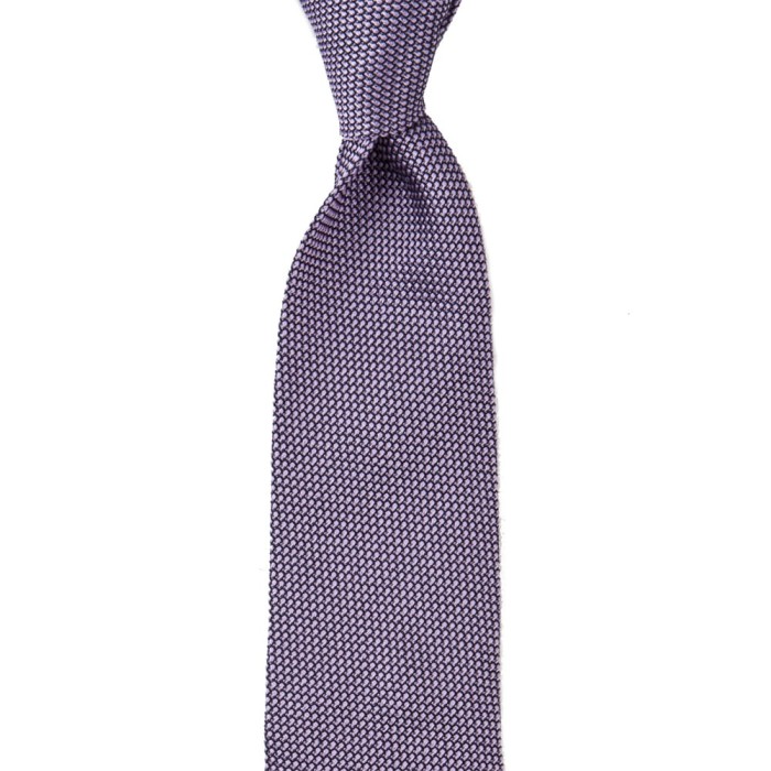 Jasnofioletowy krawat z jedwabnej grenadyny