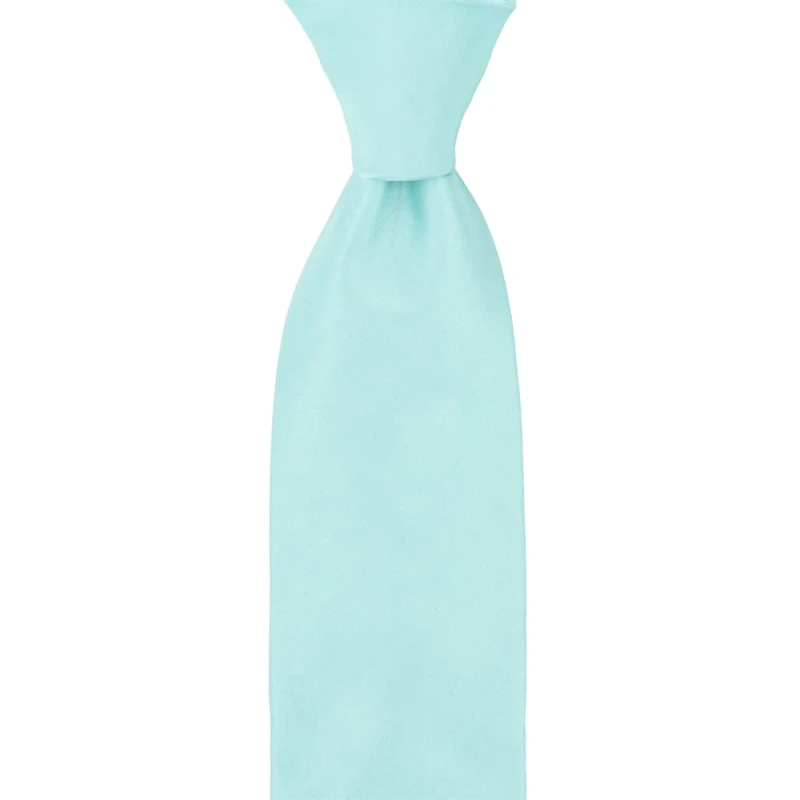 Mint silk tie