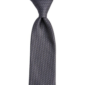 Silk jacquard tie with fine pattern