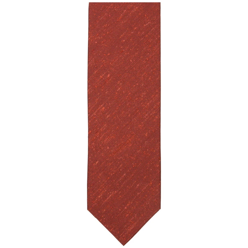 Rusty silk shantung tie
