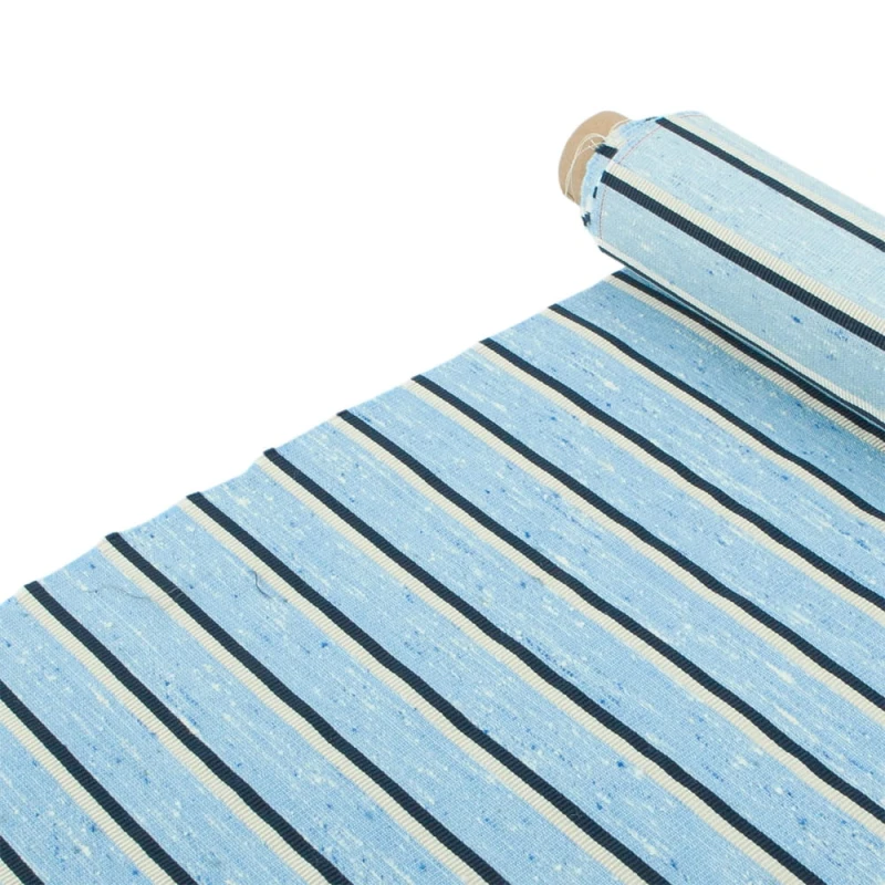 Blue tie made of silk shantung KSSH6257a.jpg