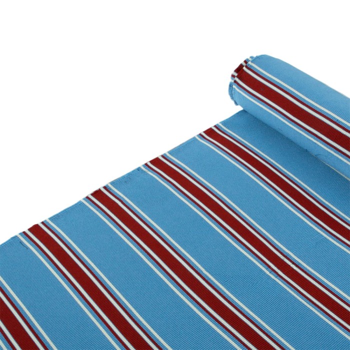 Silk blue tie with red and white stripes. KST6259a.jpg
