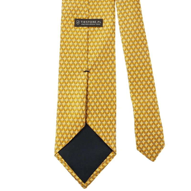 Silk jacquard tie in delicate light blue "omega" pattern KST3945a.jpg