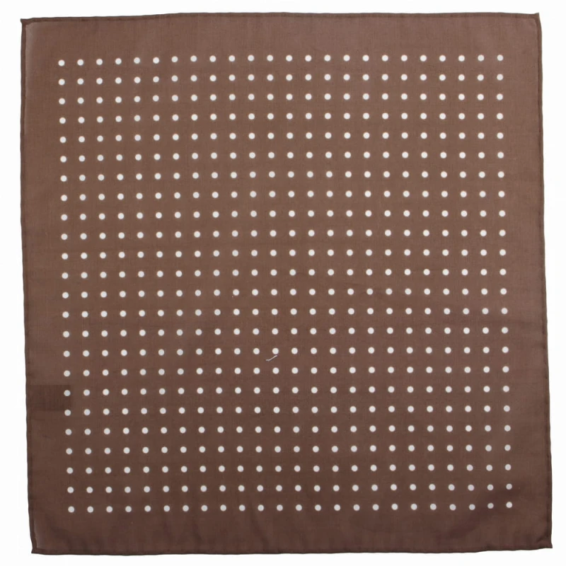 Brown pocket square with white polka dots PCS4067a.jpg