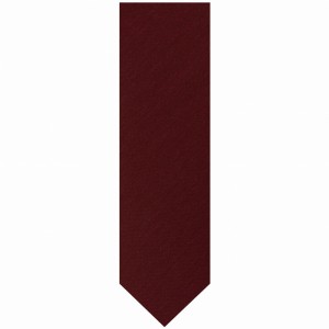 Burgundy linen tie