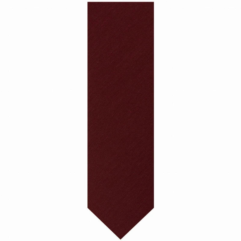 Burgundy linen tie