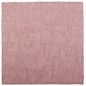 Light pink melange linen pocket square