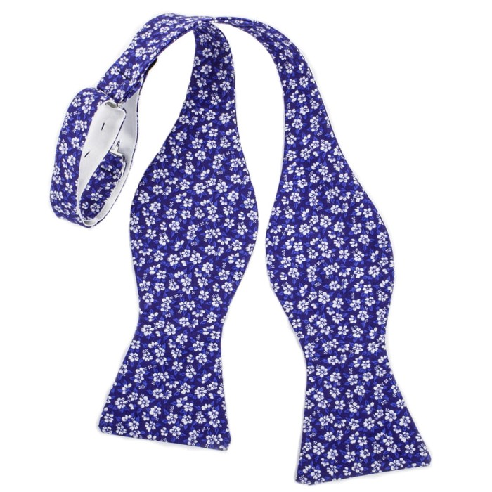 Purple cotton bow tie with white flowers MS1477a.jpg