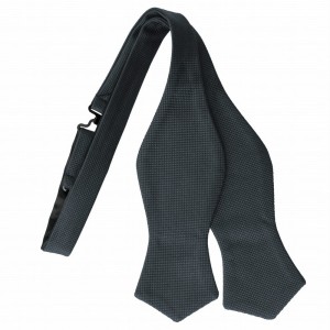 Diamond self-tying silk jacquard bow tie with a diamond structure