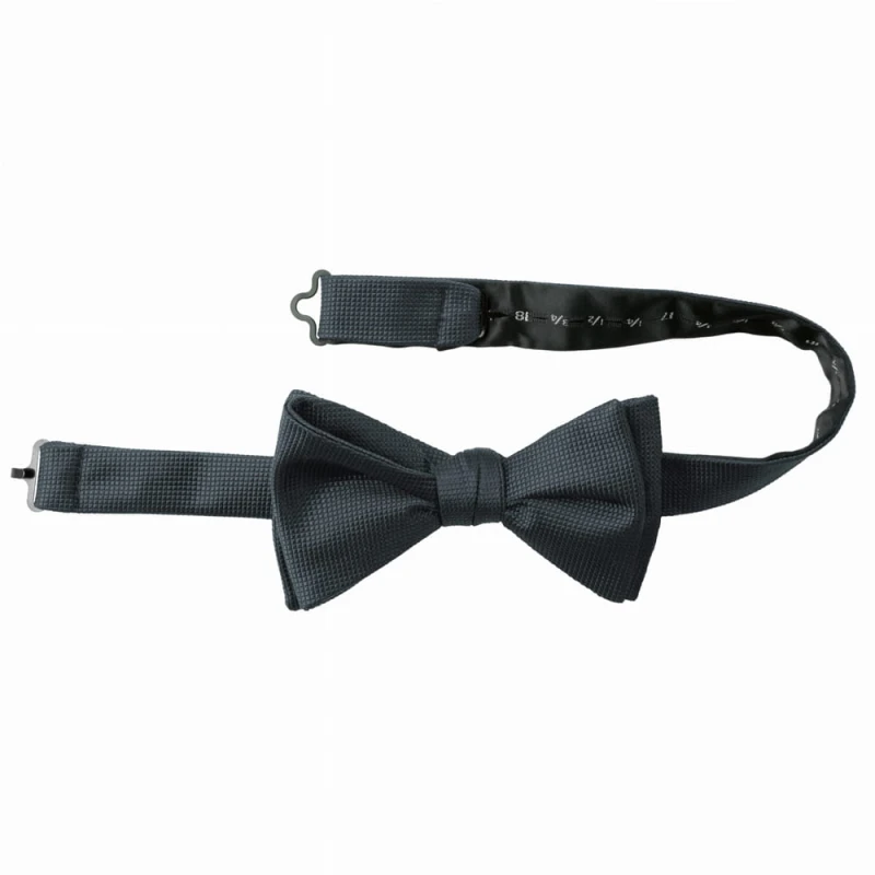 Classic self-tying silk jacquard bow tie with a diamond structure