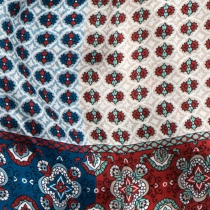 Beige and blue silk scarf with a fine pattern AS0126a.jpg