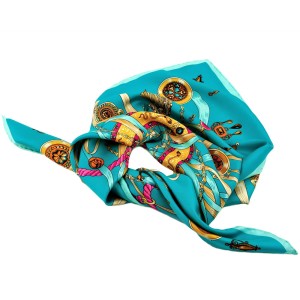 Dark turquoise silk scarf with classic jewelry pattern AS0160a.jpg
