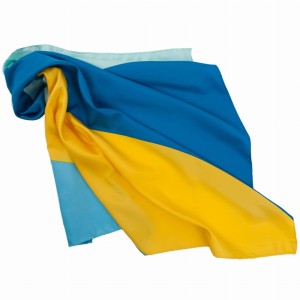 Foulard in colors of Ukrainian flag