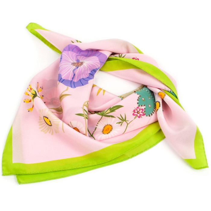 Pale pink silk scarf with green border AS0083a.jpg