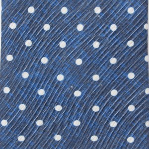 Light blue-gray tie. Material - printed mixed silk with linen.With white dots KSLT6282a.jpg