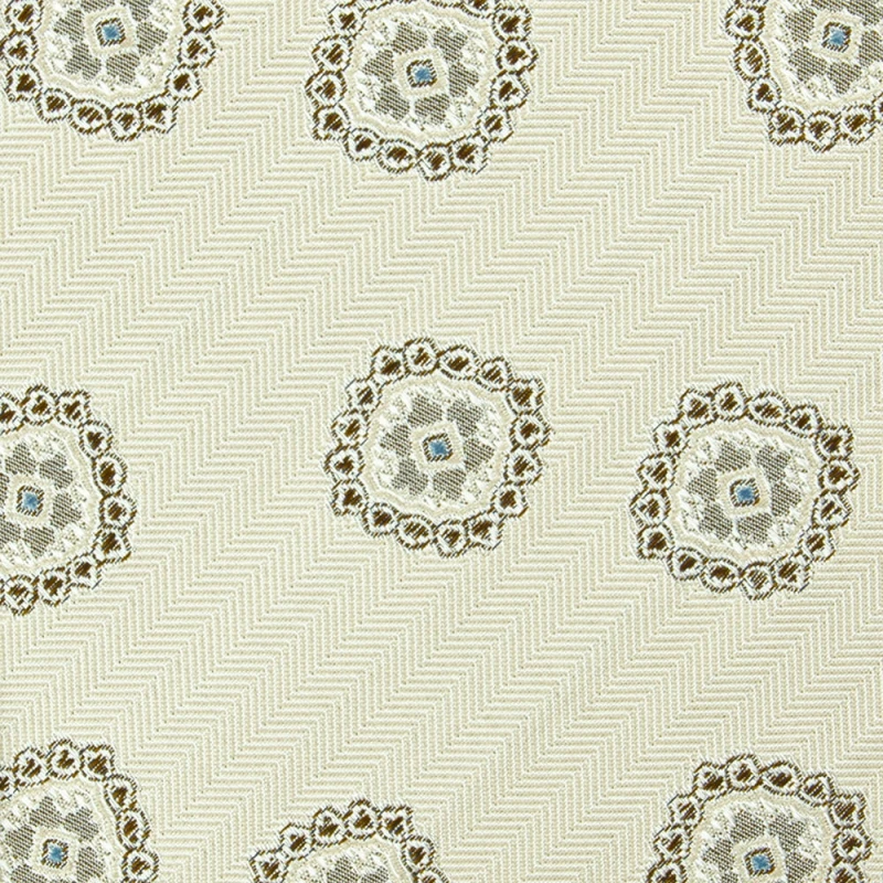 Cream Jacquard Medallion Tie KST4227a.jpg
