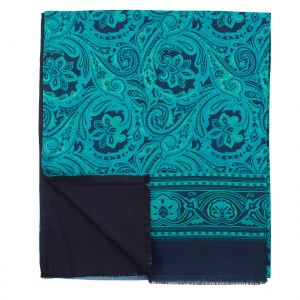 Silk scarf with wool lining in an oriental pattern SSWT4122a.jpg