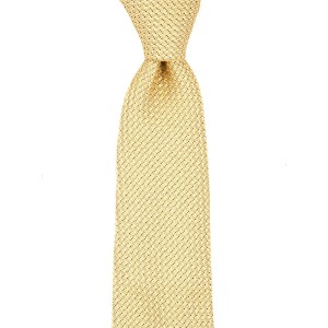 Light gold grenadine tie with a distinctive prometeo weave KSG5362.jpg