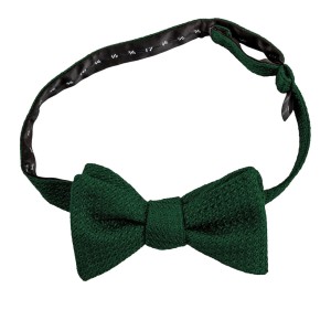 Green grenadine bow tie