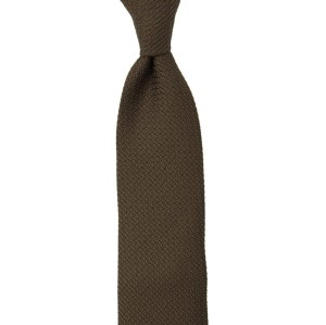 Dark brown grenadine tie KSG5134.jpg