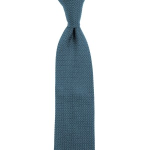 Grenadine silk steel coloured necktie KSG559986.jpg