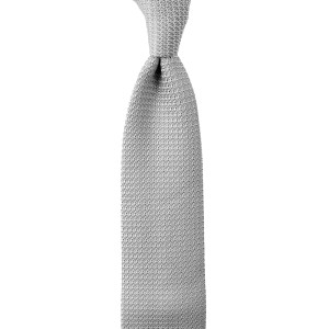 Grenadine silk necktie in gray colour KSG51_62.jpg
