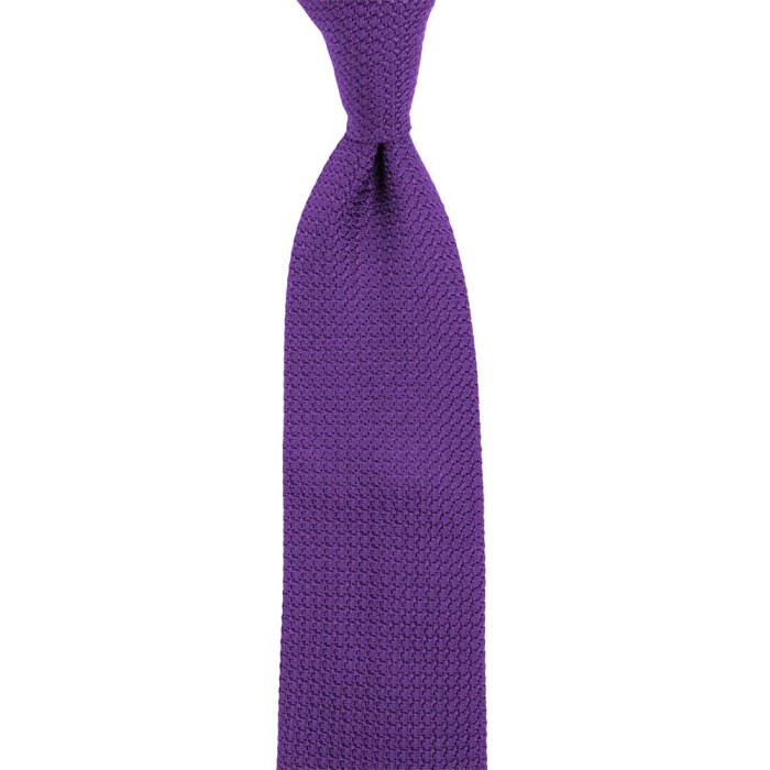 Grenadine Silk Necktie in Dark Purple KSG56775.jpg